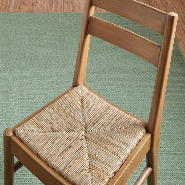 Dining chair Set of 2 - Hamlin Natural Woven Dining Chairs in Patina