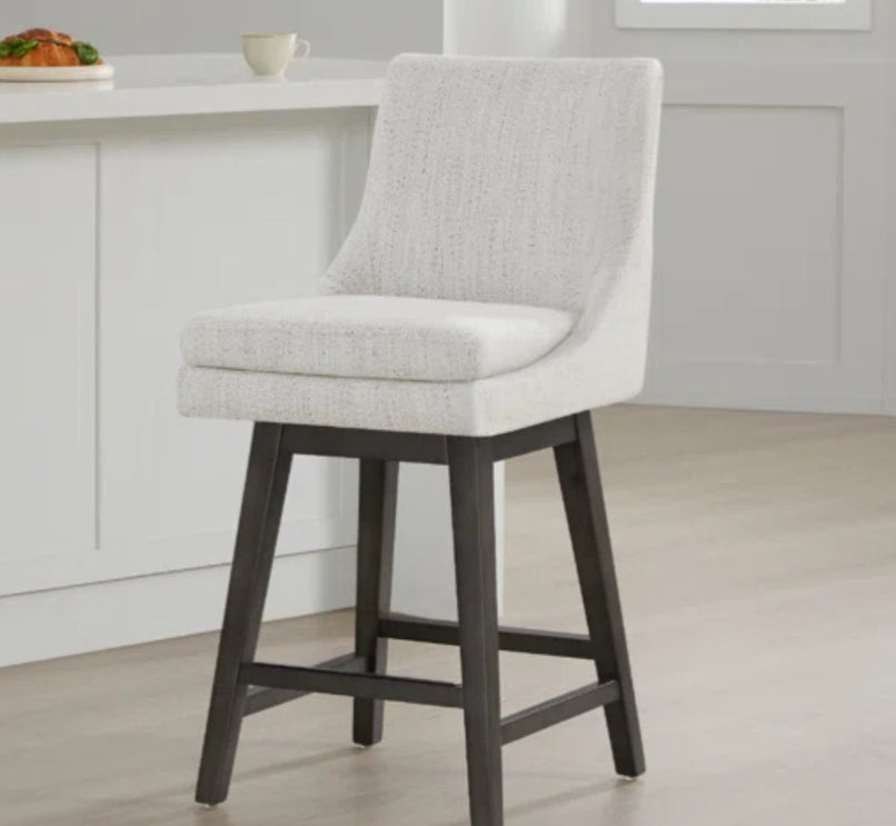 Barstool Single - 26" Zahara Upholstered Swivel - Hebron 4