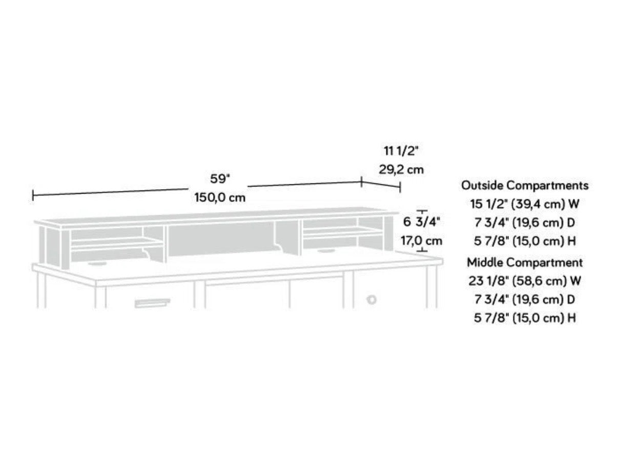 Organizer - Whitaker Point 60” Short Hutch