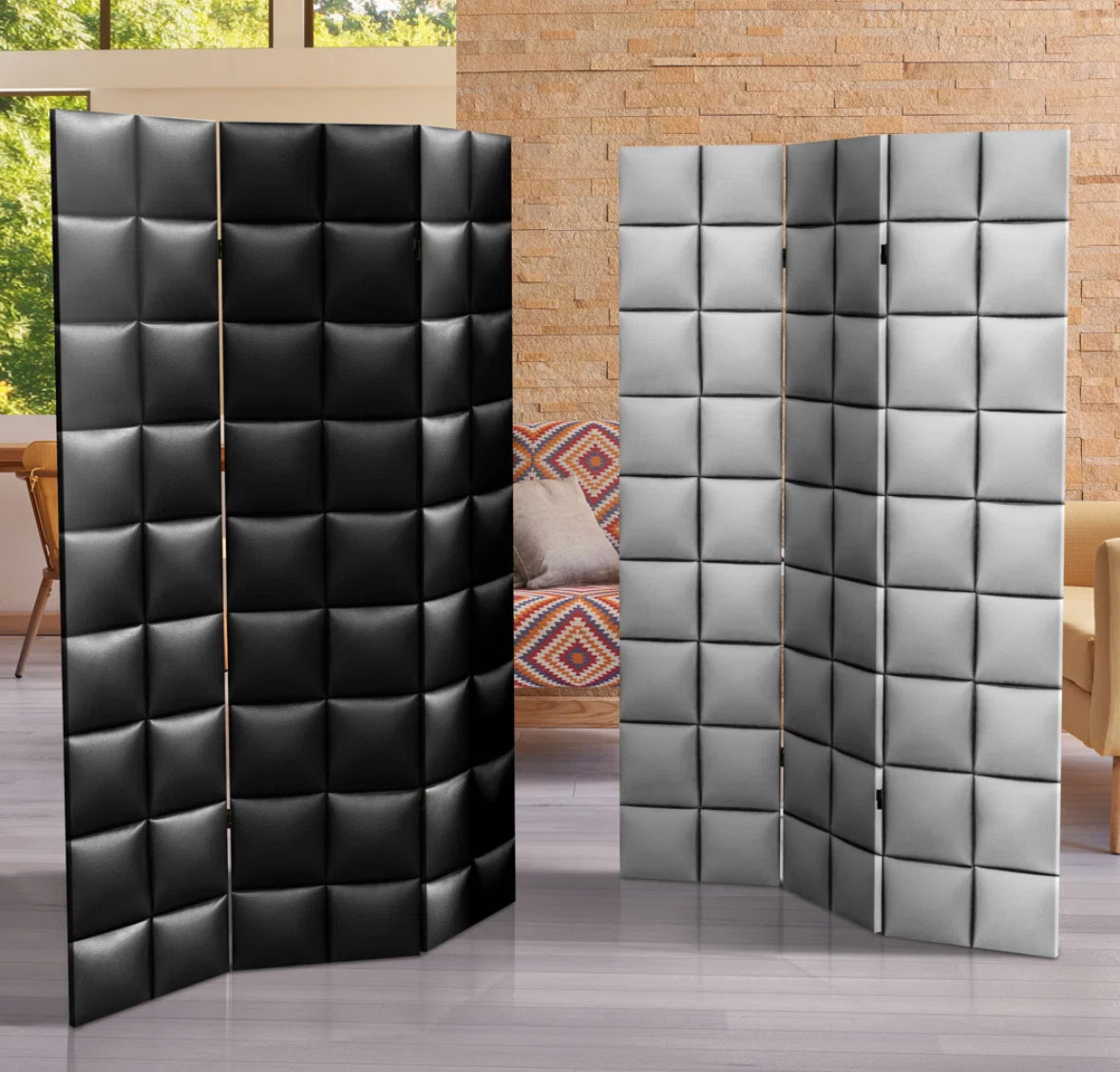 Room Divider - Perrysville 47.25" W x 71" H - BSW