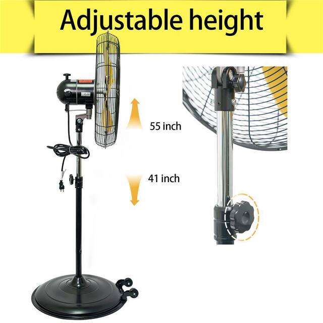 Fan - HICFM 20” High Velocity Pedestal Fan