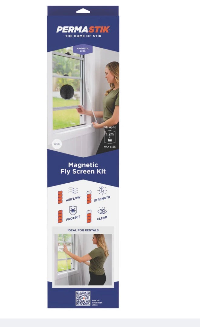 Outdoor - Adjustable Magnetic Fly Screen Kit - 47