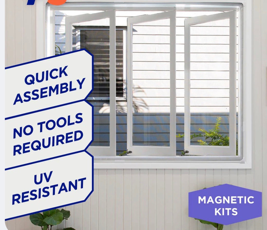 Outdoor - Adjustable Magnetic Fly Screen Kit - 47