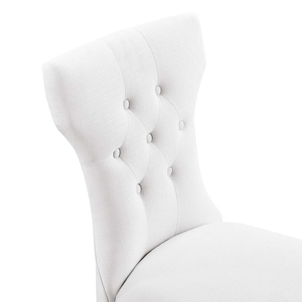 Dining Chair Single -  Silhouette White Dining Side Chair