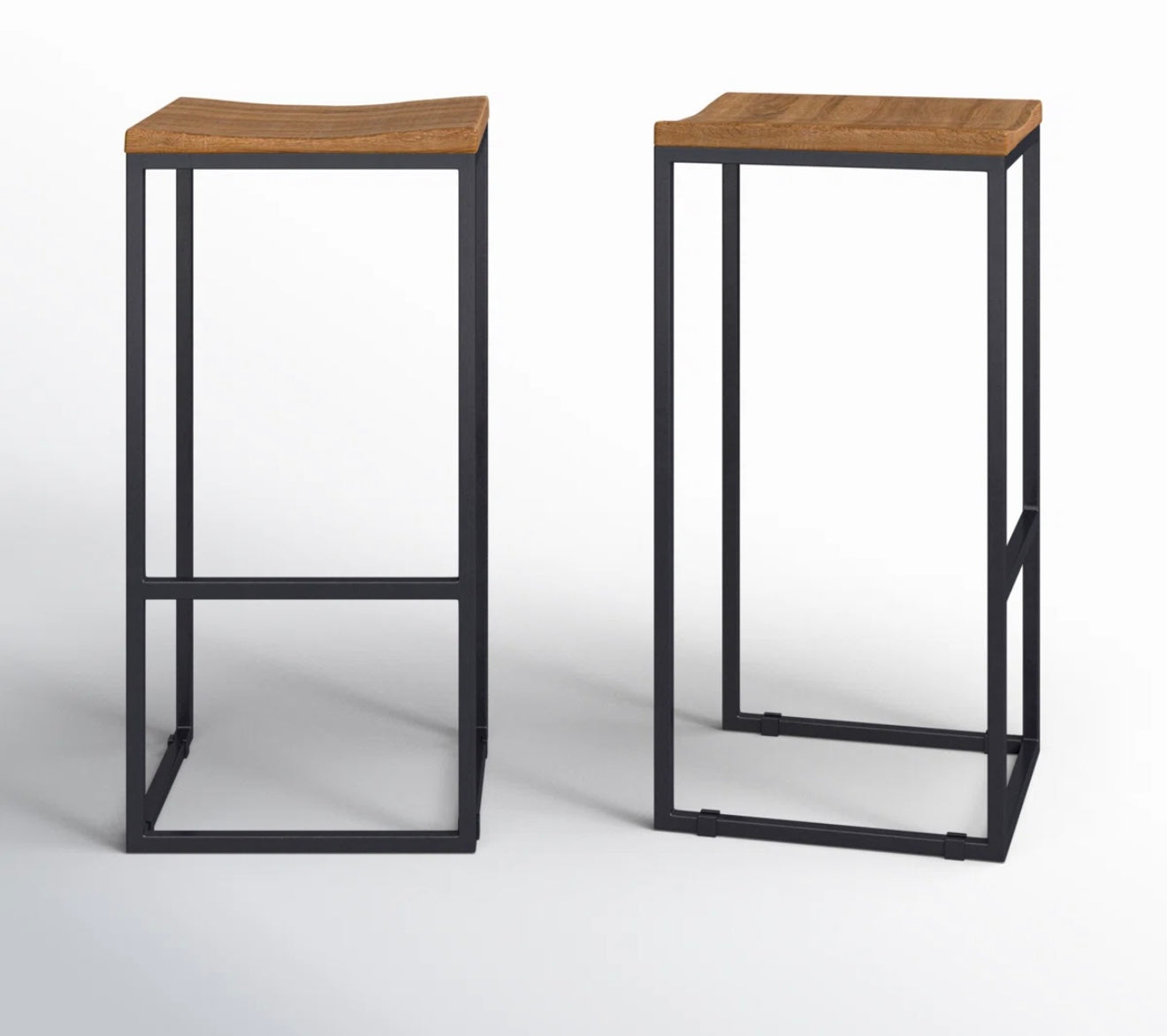 Barstool Set of 2 - 24” Presley Solid Wood Stool - WF9.25.25