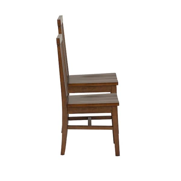 Dining Chair - Terryn Walnut Wood Seat Side Dining Chair