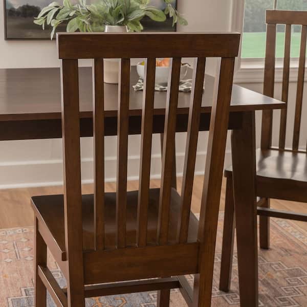 Dining Chair - Terryn Walnut Wood Seat Side Dining Chair
