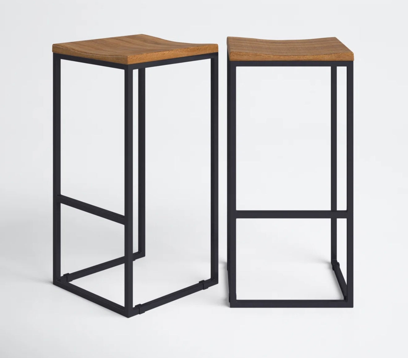 Barstool Set of 2 - 24” Presley Solid Wood Stool - WF9.25.25