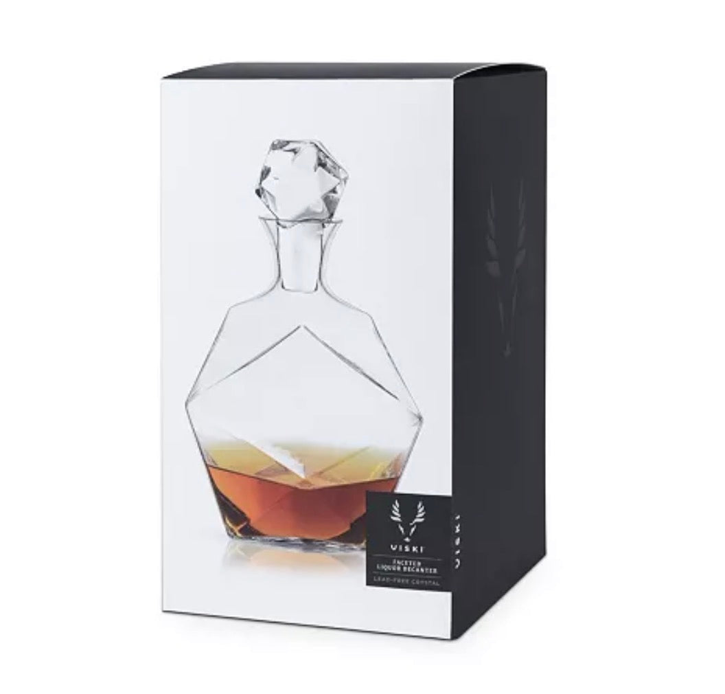 Decanter - Viski Faceted Liquor Decanter