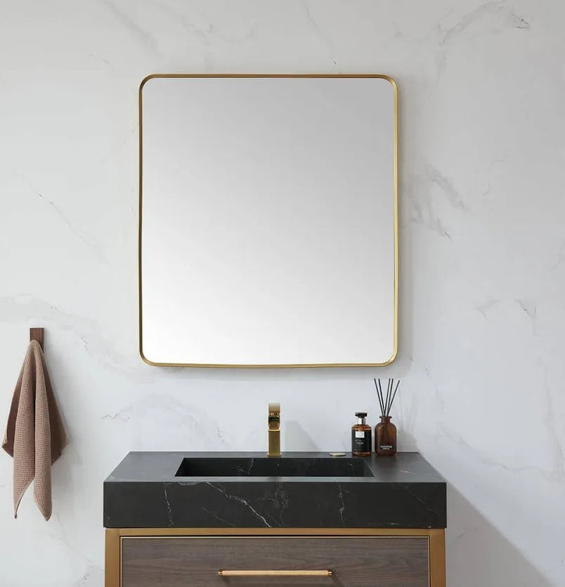 Mirror - Mutriku 32” x 36” Metal Framed Rectangle Mirror