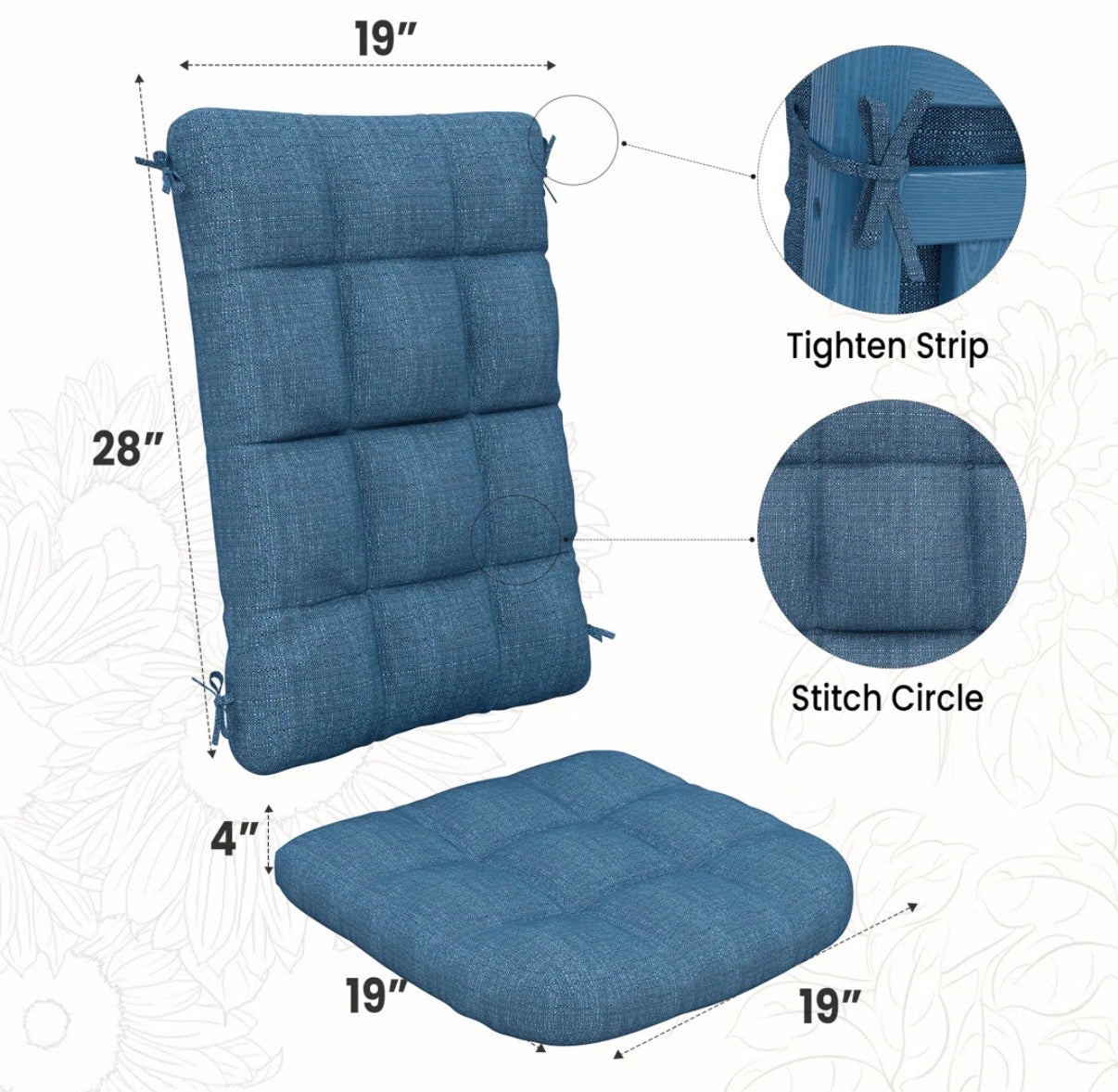 Outdoor Seat Cushion - Wolak Outdoor Olefin Seat/Back Cushion for Patio Seats