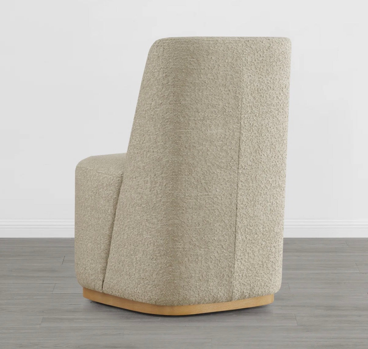 Chair Set of 2 - Accent Geelt Upholstered Dining Chairs with Casters