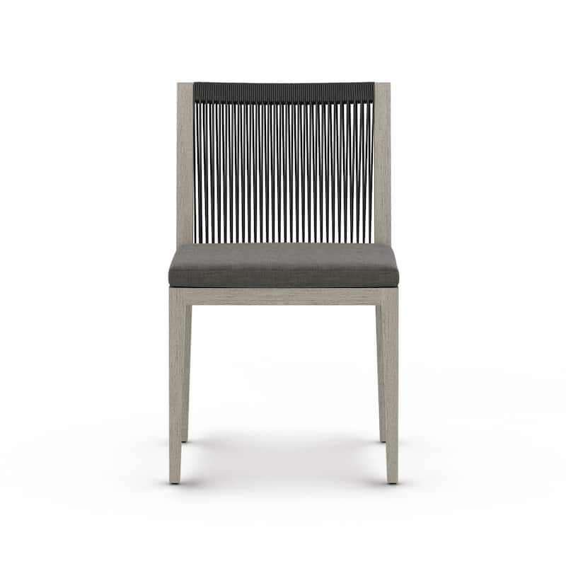 Patio Chair - Atwood Outdoor Dining Chair-Weathered Grey-FSC (no seat cushion)