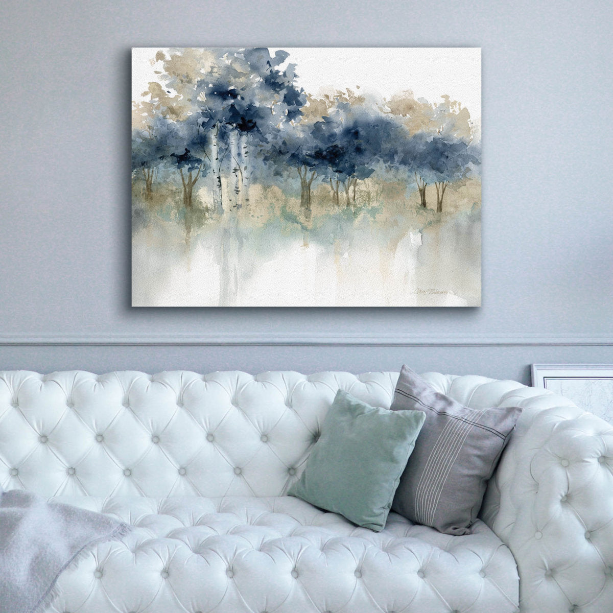 Canvas - 40” x 60” Waters Edge (some repairs)