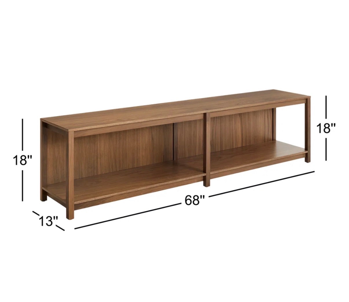 Bench - Blu Dot Solid Wood Open Plan Bench