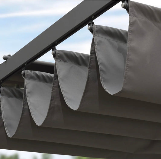 Canopy - Purple Leaf Outdoor Retractable Pergola Replacement Canopy