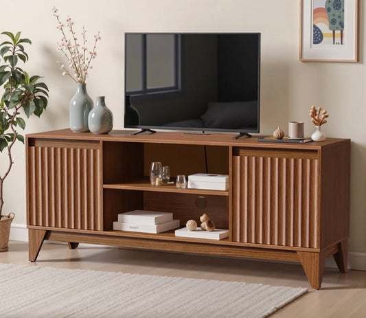 Media Center - 55” Dejesus TV stand with Charging Station
