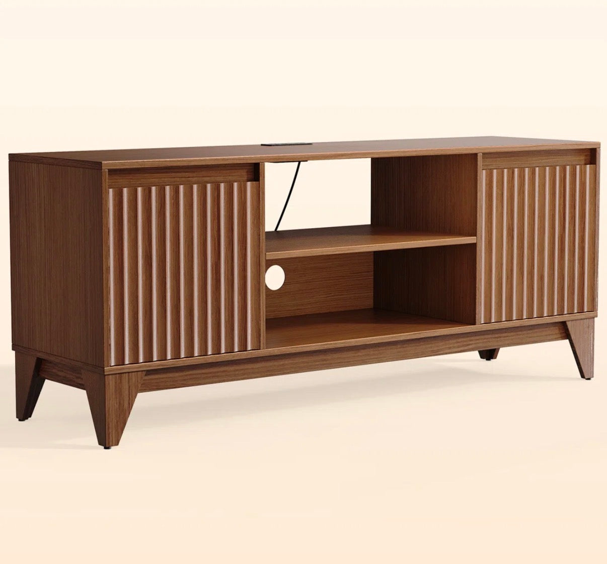Media Center - 55” Dejesus TV stand with Charging Station