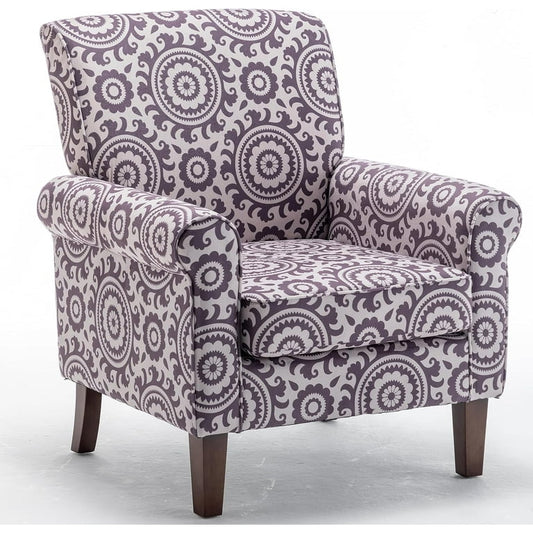 Chair - Accent Classic Accent Armchair with Birch Wood Frame - BSW
