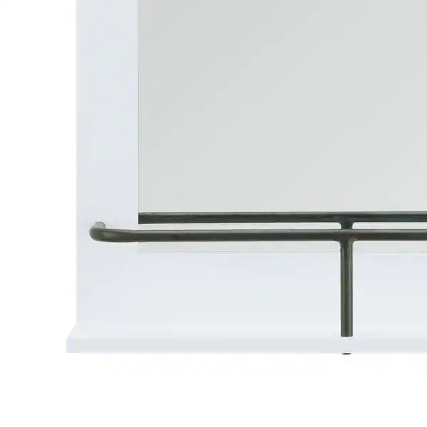 Mirror - FirsTime & Co. Ingram Farmhouse Barn Door Mirror - White - Hebron 4