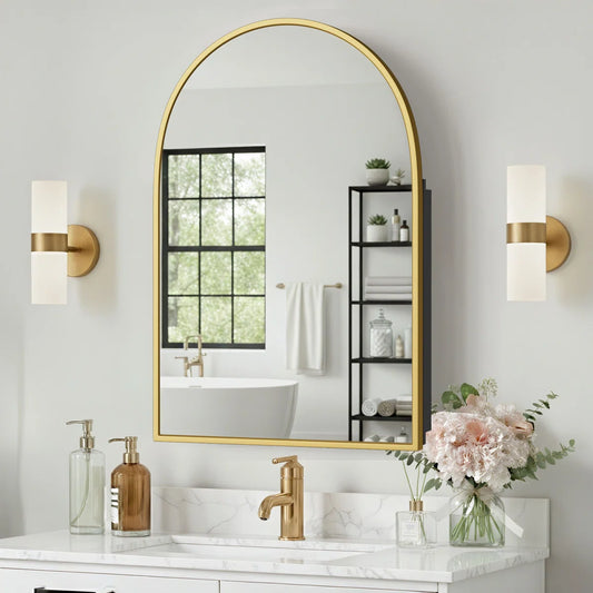 Mirror - Bathroom Elmira 24''W 36'' H Recessed & Surface Medicine Cabinet Mirror - BSW