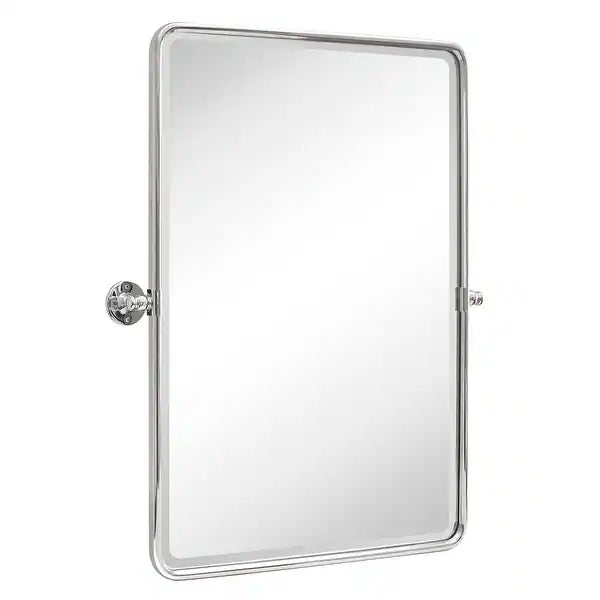 Mirror - TEHOME Woodvale Rectangle Vertical Metal Wall Mirrors - 23" x 35" - Hebron 3