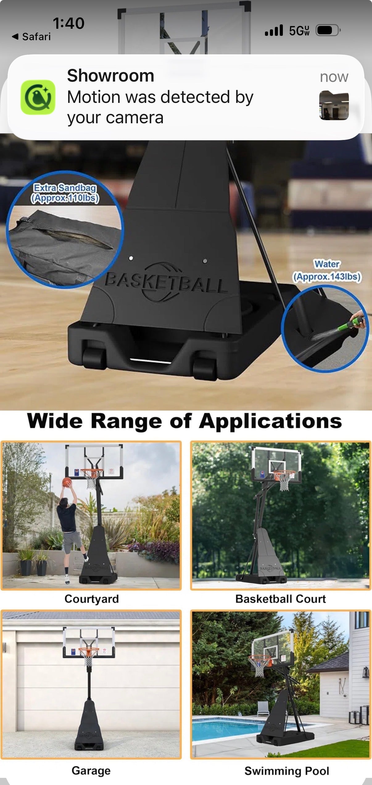 Basketball Hoop - Adjustable Basketball Hoop (see all info!!)