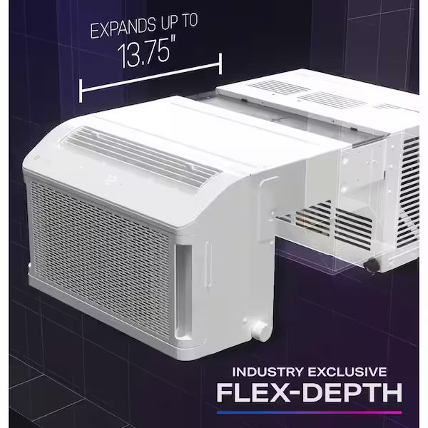 Air Conditioner - Profile ClearView Ultra Quiet 6,100 BTU Window Air Conditioner Cools 250 sq. ft. Quiet, Easy Install in White