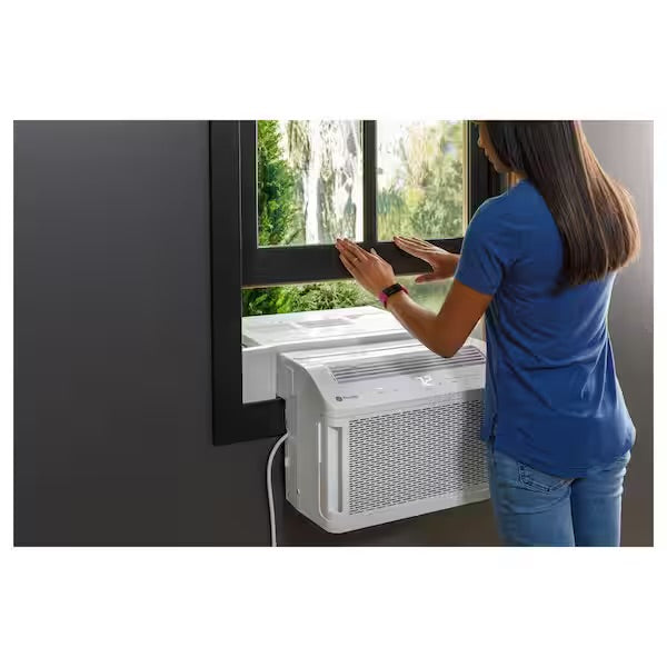Air Conditioner - Profile ClearView Ultra Quiet 6,100 BTU Window Air Conditioner Cools 250 sq. ft. Quiet, Easy Install in White