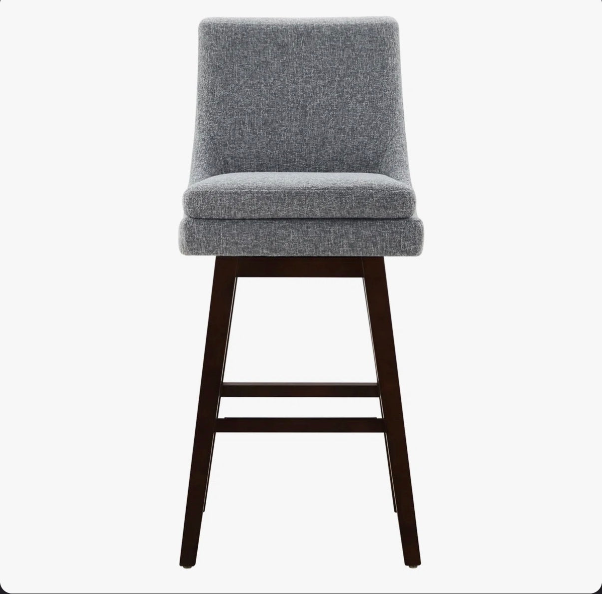 Barstool Single - 30” Zahara Upholstered Swivel Counter & Bar Stool