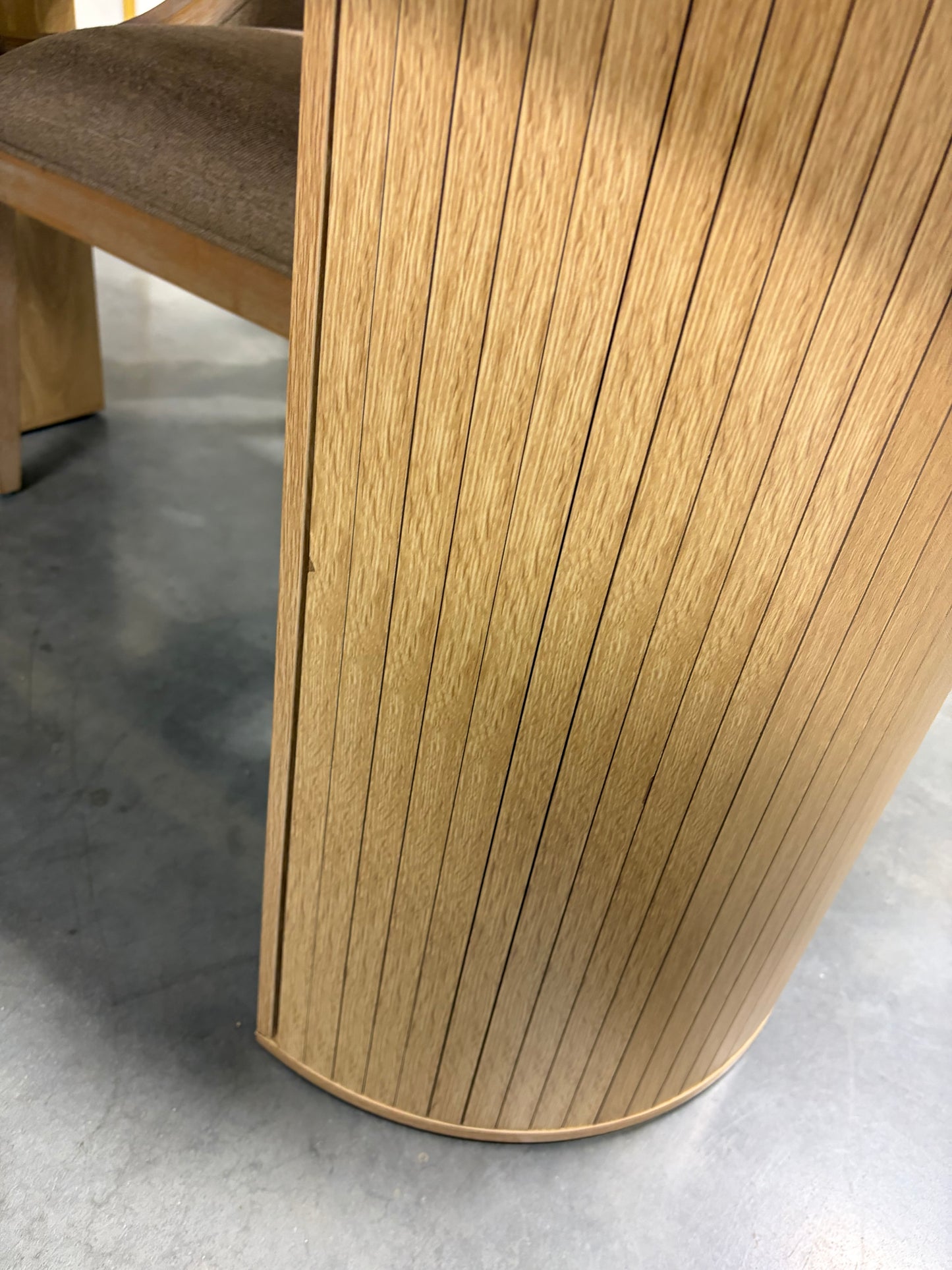 Dining Table - Oval Oak 71 in. W Double Pedestal Dining Table (some nicks see all photos)