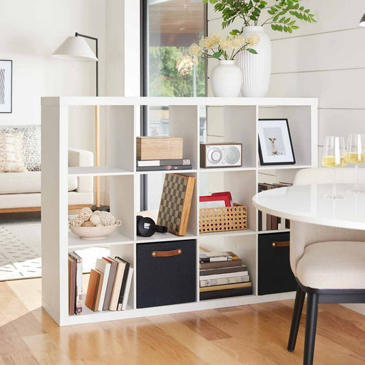 Organizer - Better Homes & Gardens 12 Cube, White Texture - WM8.25.25