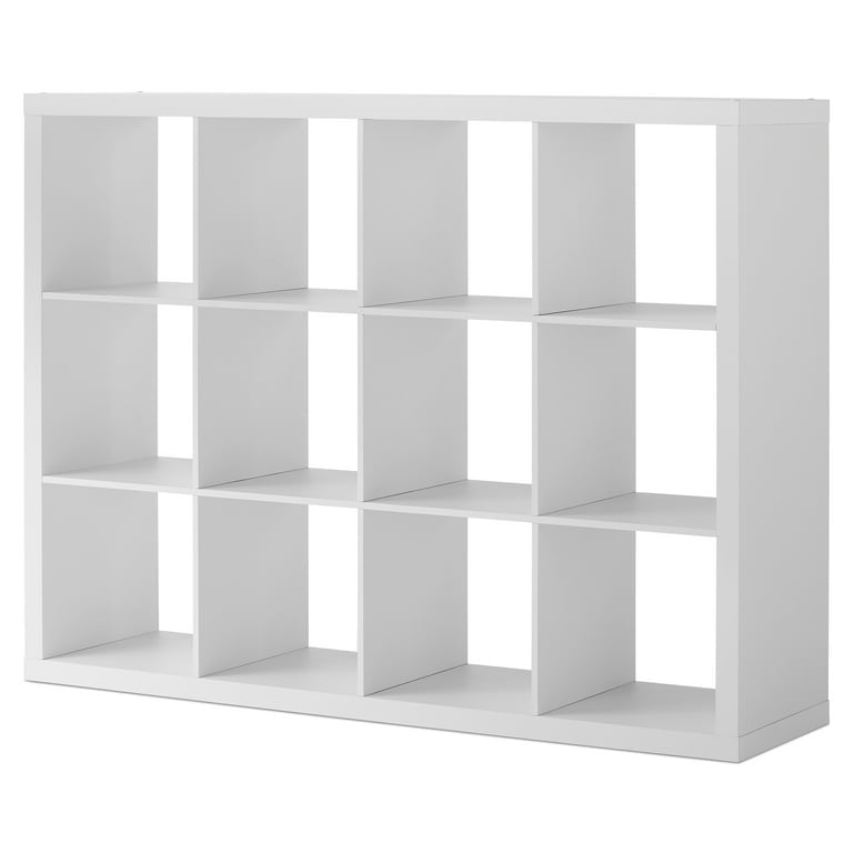 Organizer - Better Homes & Gardens 12 Cube, White Texture - WM8.25.25