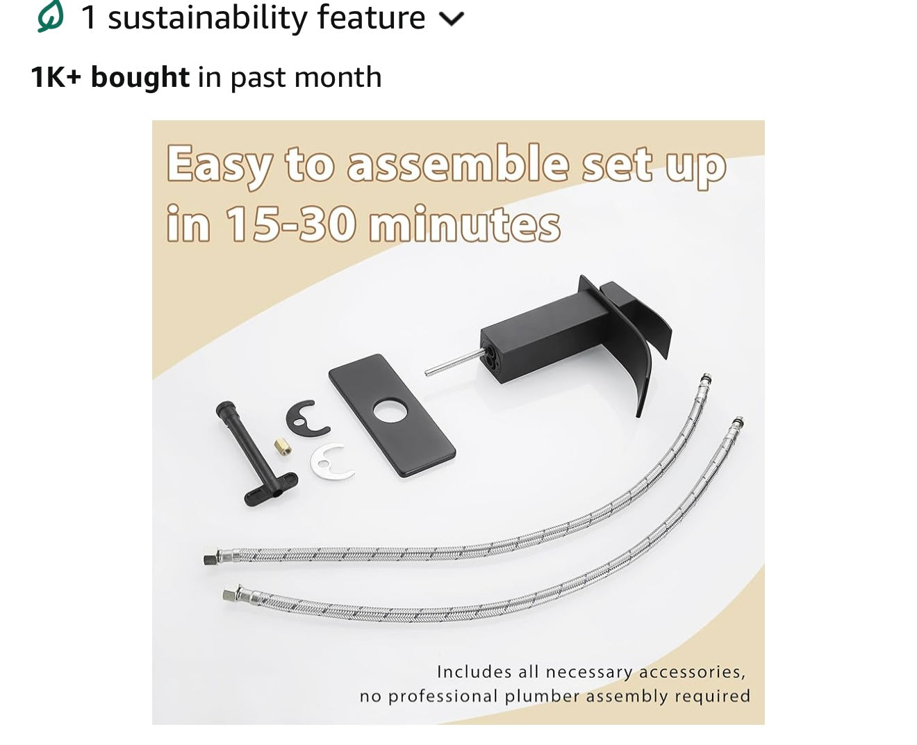 Faucet - Fransiton Black Waterfall Bathroom Faucet Lavatory Single Handle 1 or 3 Hole Bathroom Sink Faucet Washbasin Faucet with Deck and Pop-up Drain - WF5.19.25