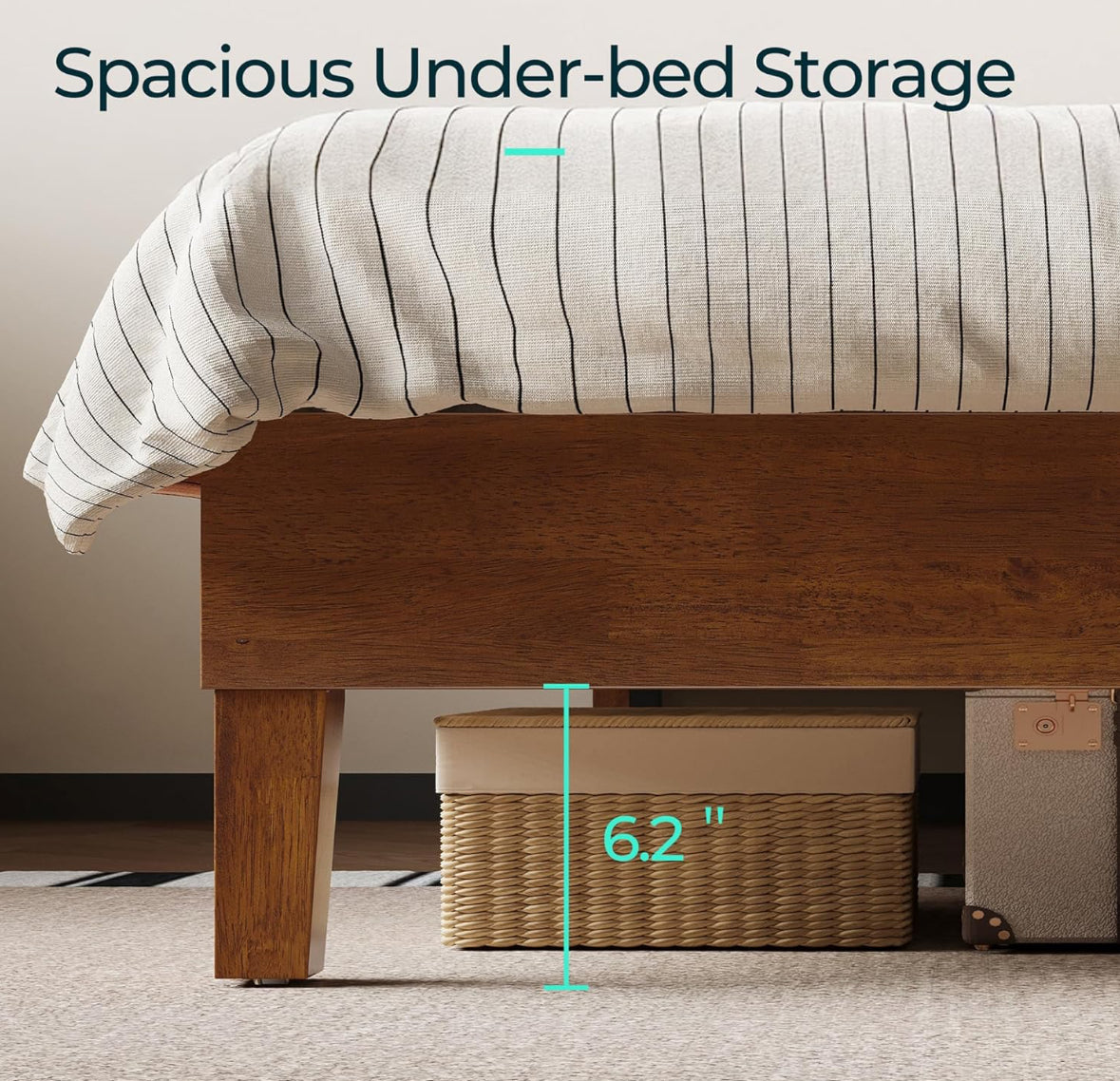 Bed - Queen Size Linsy Solid Wood Espresso - WF9.25.25