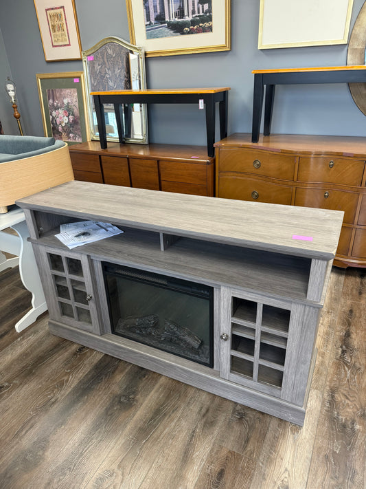 TV Stand - Anias TV Stand For TVs Up To 70" With Electric Fireplace Included - Scratch Dent - WF11.7.25