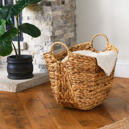 Home Decor - Scoop Basket with Handles - WF9.25.25