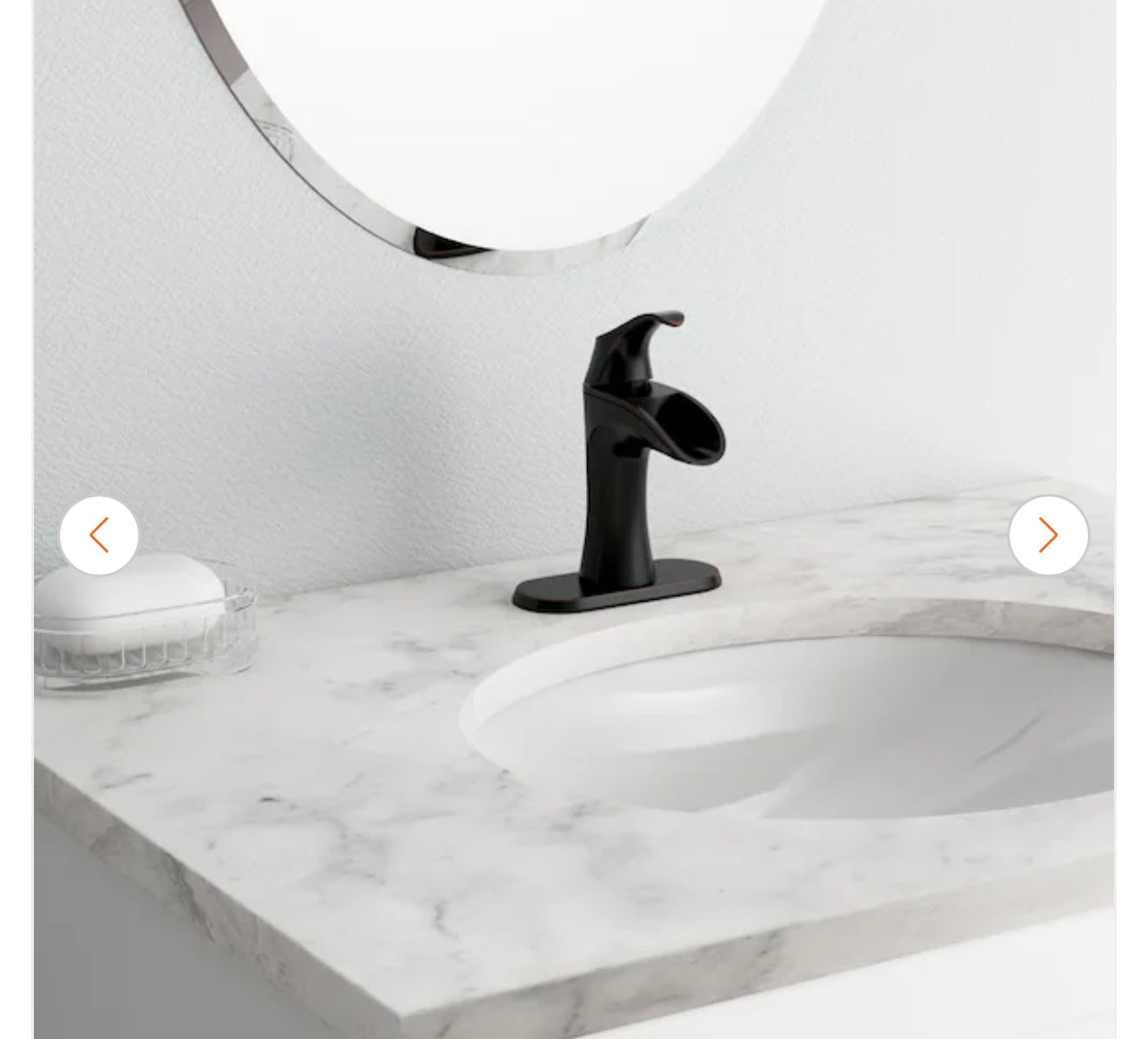 Faucet - Brea Single Handle Single Hole Bathroom Faucet with Deckplate in Tuscan Bronze - Wayfair 2