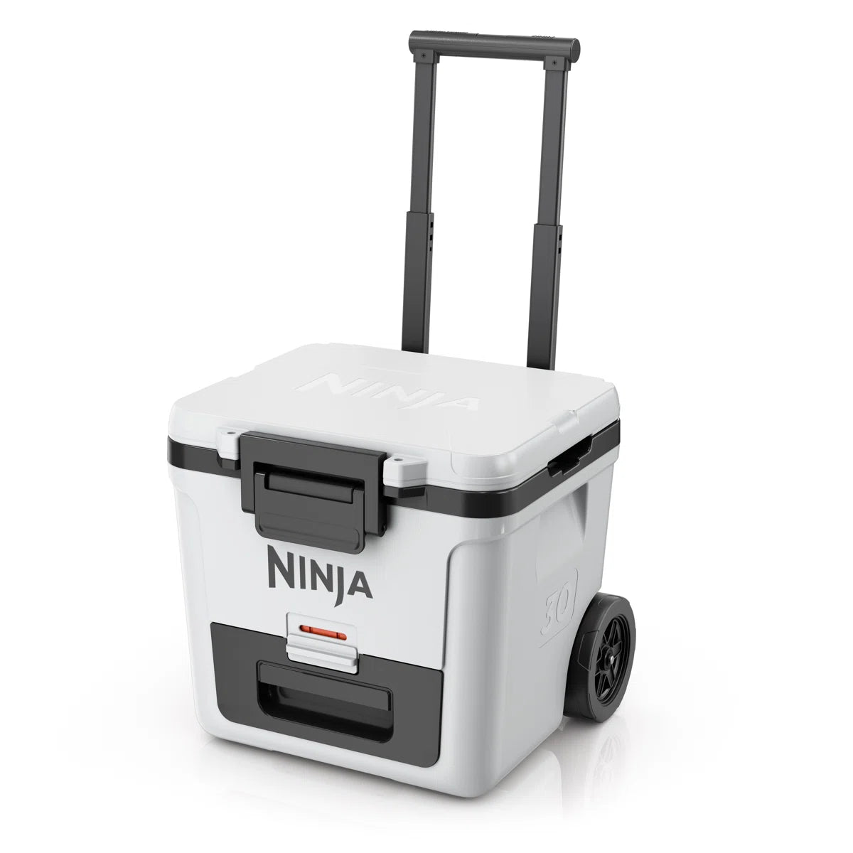 Outdoor - Cooler Ninja FrostVault 30qt Wheeled with Dry Zone, Integrated Fridge-Temp Dry Storage Drawer, Premium Heavy-Duty Insulated, Keeps Ice for Days - WF9.25.25