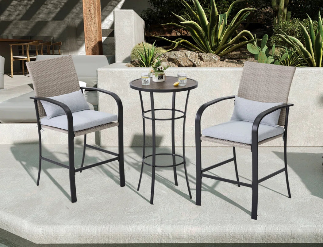 Outdoor - Bar Bistro Set Shikera  - WF9.25.25
