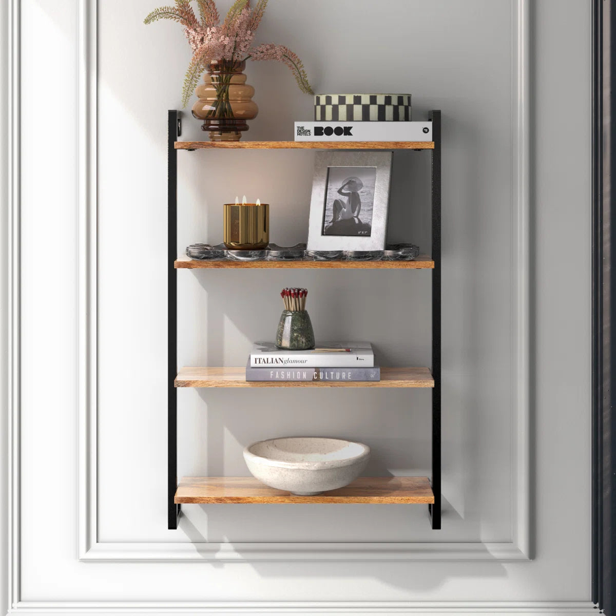 Home decor - Shelving Phantom 4 Piece Floating Shelf - T&F5.19.25