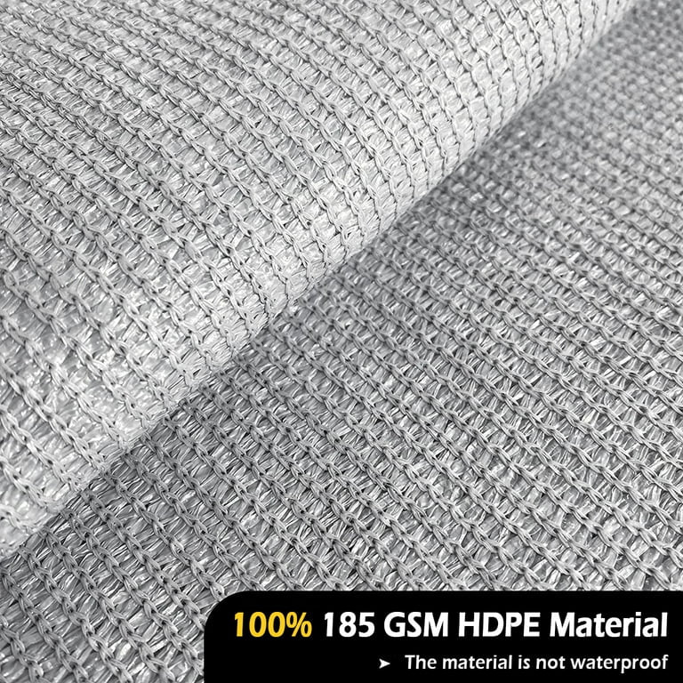 Outdoor - Shade Sail Grey Colourtree Customize Right Triangle 5'x5'x7' - T&F5.19.25