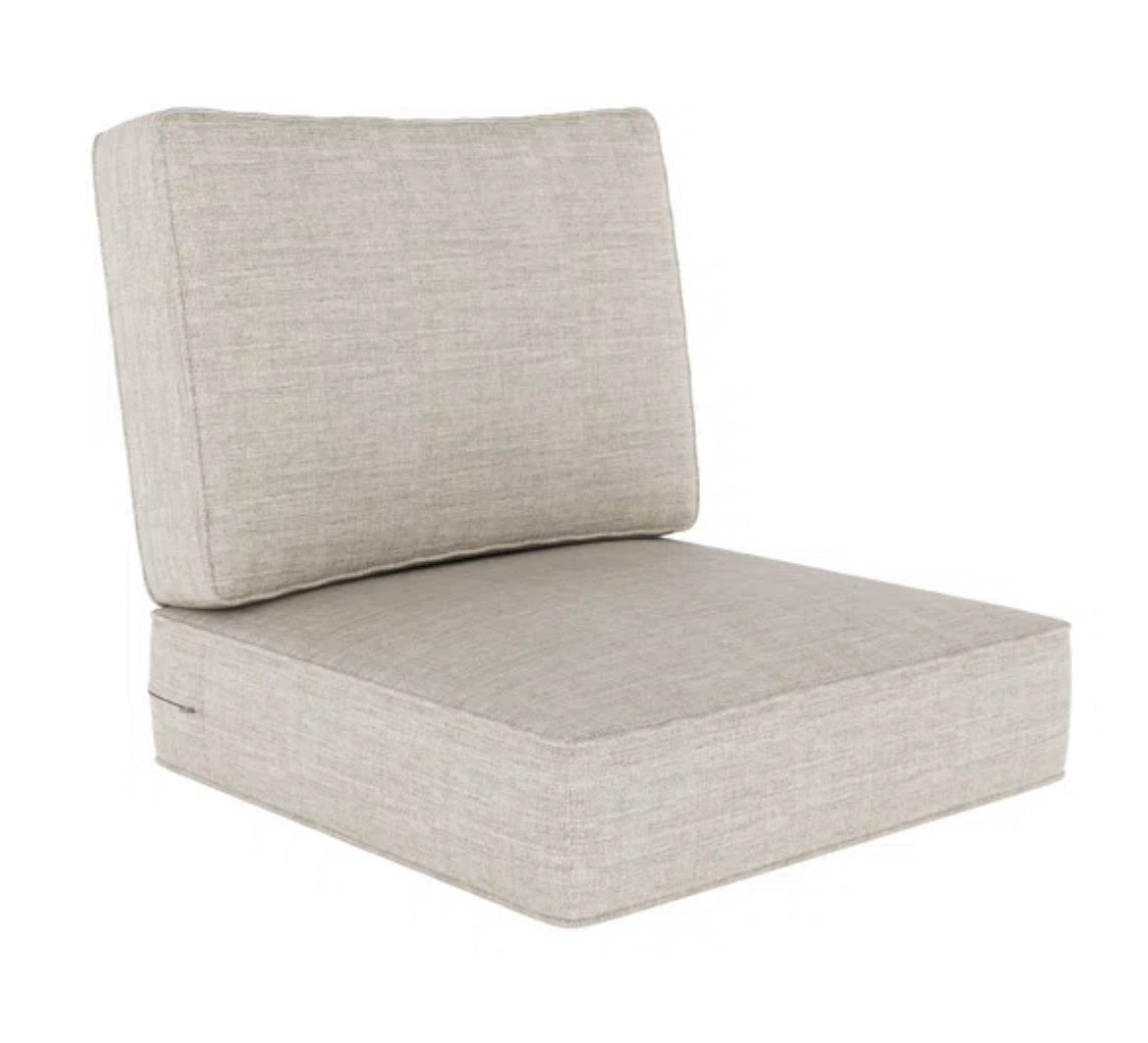 Outdoor - Cushion Cover ONLY for 27”x27” seat and 14”x27” back - T&F5.19.25