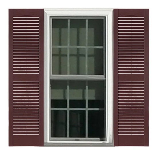 Shutters - 47”H x 15” W Burgundy Set of 2 - WF9.25.25