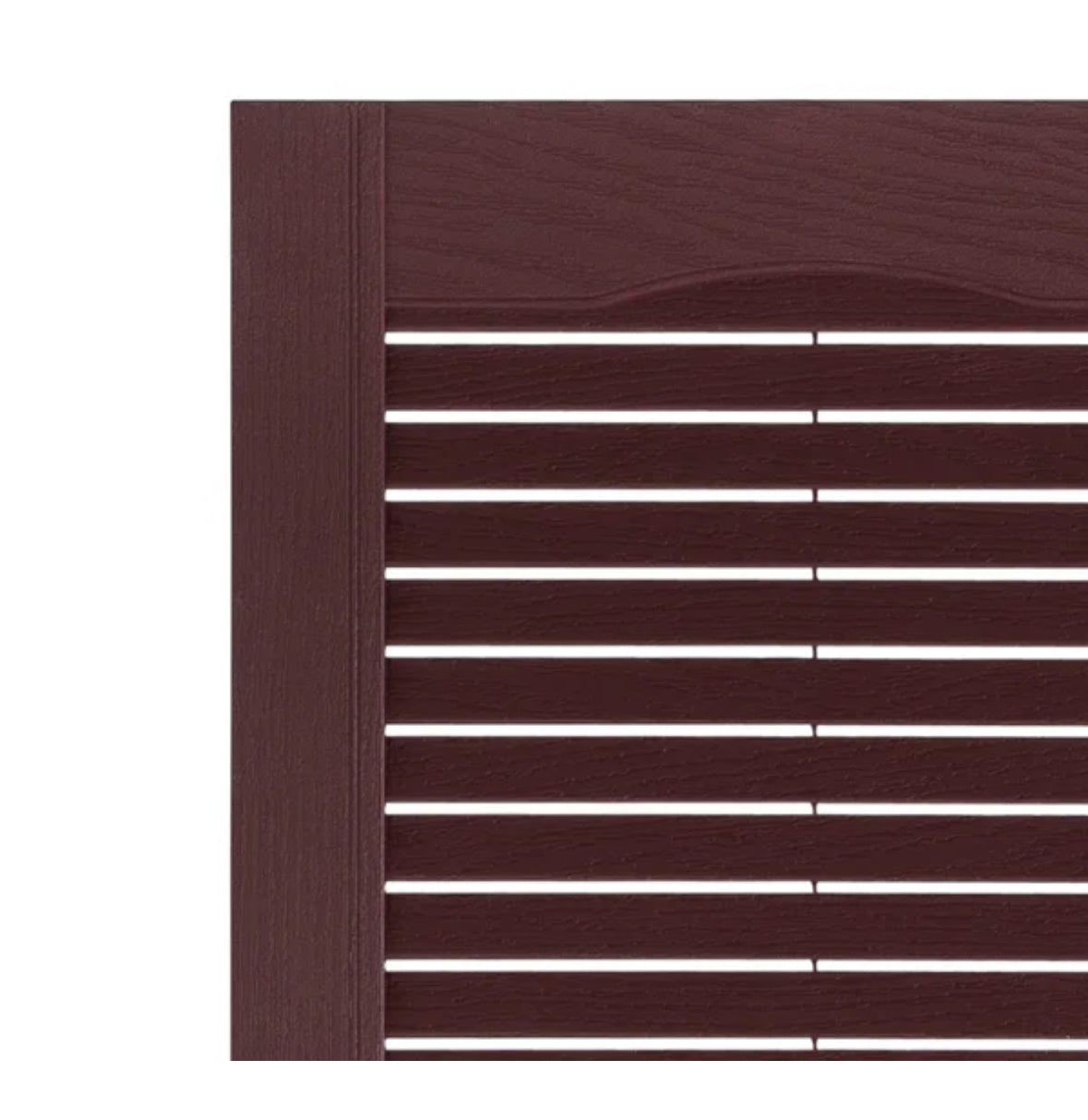 Shutters - 47”H x 15” W Burgundy Set of 2 - WF9.25.25