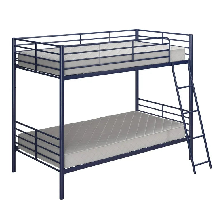 Bed - Bunk Convertible Twin over Twin Blue Metal - WF9.25.25