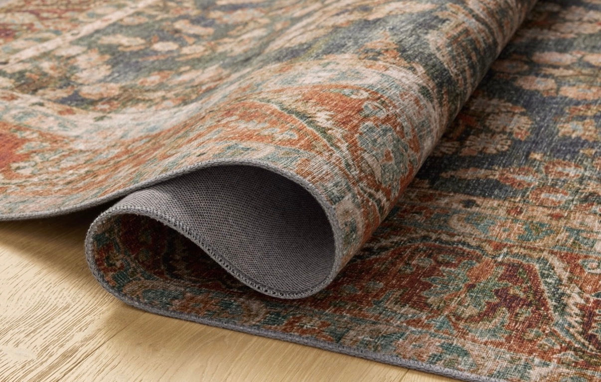 Rug - 2'-3" x 3'-9" Chris Loves Julia x Loloi Jules Ocean / Spice Area Rug
