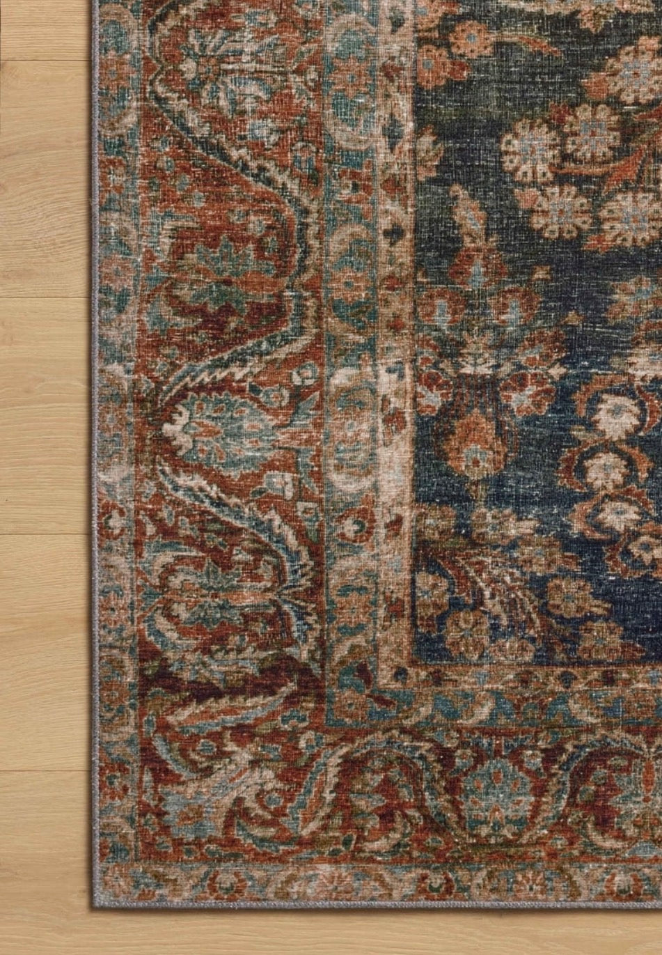 Rug - 2'-3" x 3'-9" Chris Loves Julia x Loloi Jules Ocean / Spice Area Rug
