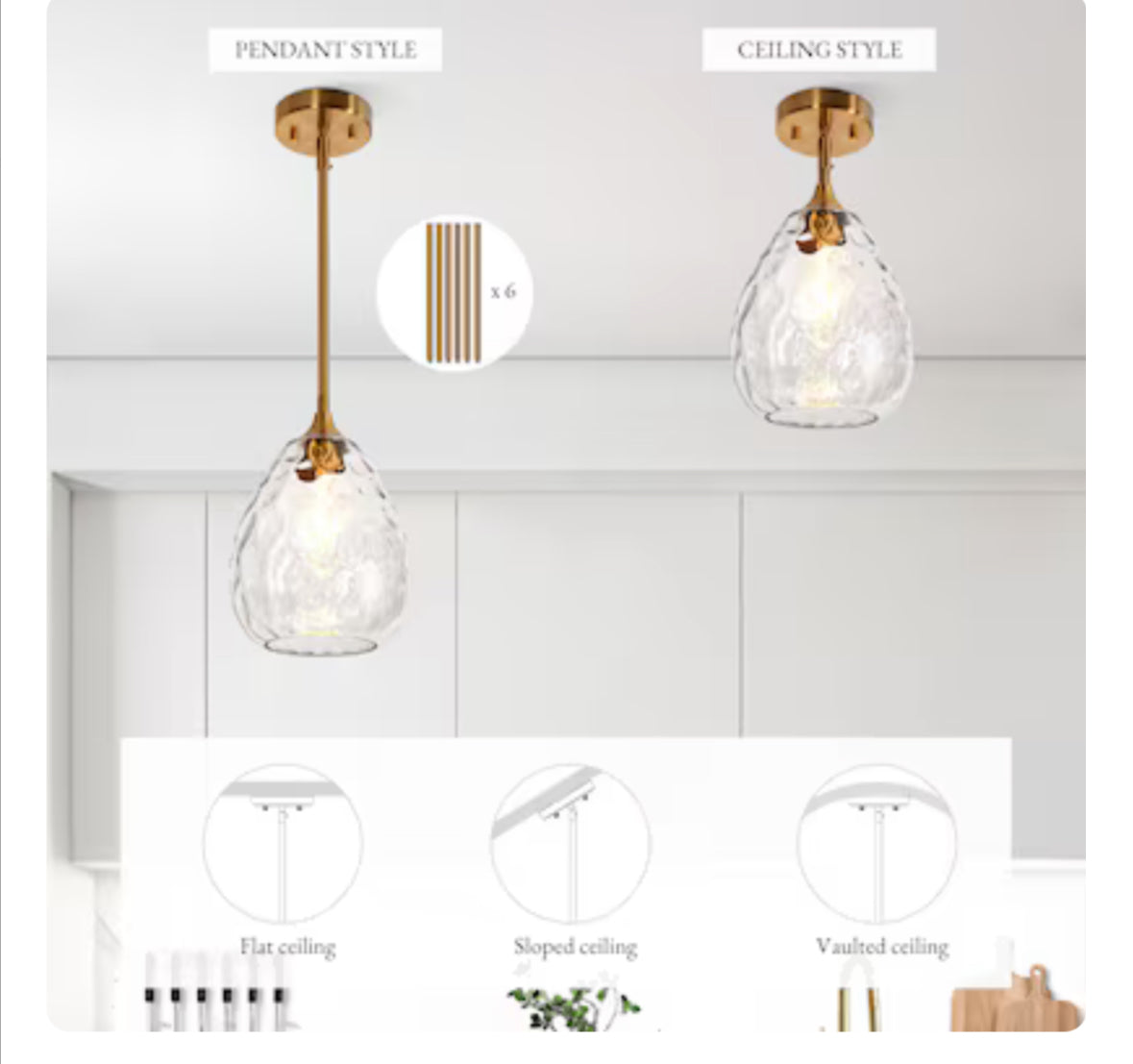 Pendant - 1 Light Textured Glass Teardrop - WF9.25.25