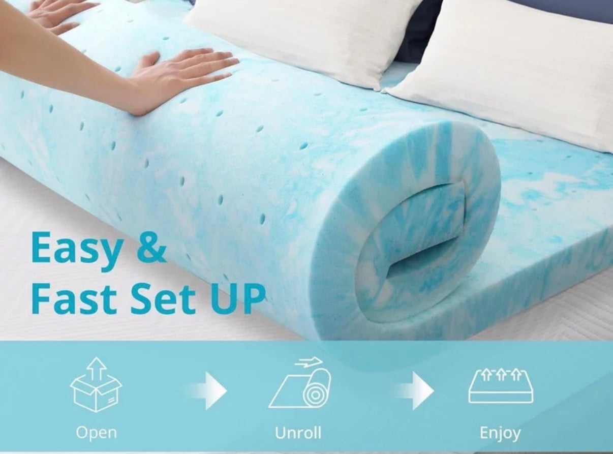 Mattress Topper - Twin Size 4” x 37”x 72”
